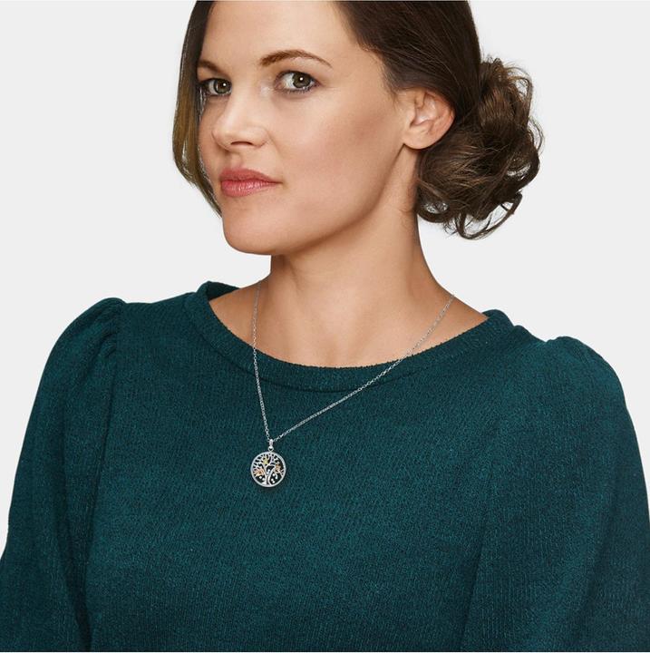 Immagine prodotto Engelsrufer Collana con cuore di fiore della vita (Argento 925, 50 cm)