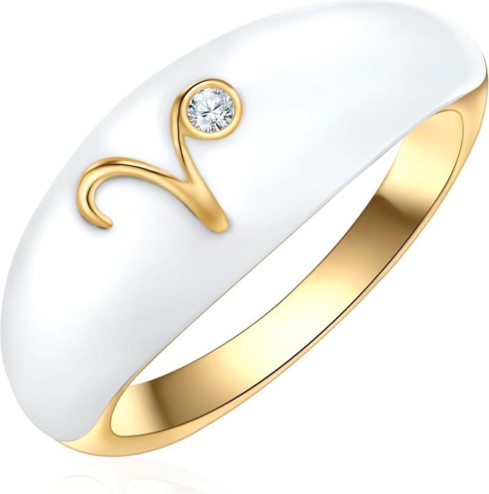 Image du produit Glanzstücke München Bague femme signe du zodiaque Bélier - 35962 (48, Argent 925)