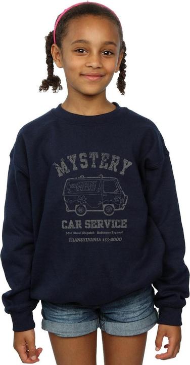 Actual product image Scooby Doo Girls Mystery Car Service Sweatshirt (128)