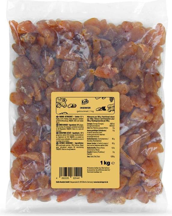 Produktbild KoRo Ingwerstücke getrocknet, gezuckert & ungeschwefelt (1000 g)