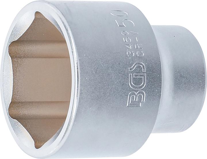 Immagine prodotto BGS Chiave a bussola esagonale attacco quadro 20 mm (3/4") SW 50 mm (50 mm)