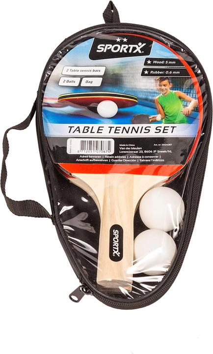 Sport X TTF19643 Gummi, Holz Rot, Holz 2 Stück(e)