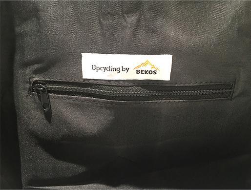 Produktbild Bekos Upcycling - Extra grosse Sporttasche aus recycelten Fischfuttersäcke light green (80 l)