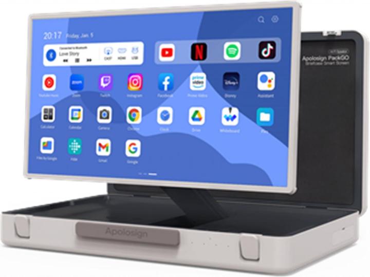 Immagine prodotto Allnet Valigia di presentazione Display ad alte prestazioni da 27 pollici, Android 12, RK3588, ingresso (27", 128 GB, Nero)