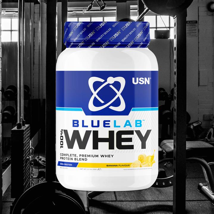 Actual product image USN Blue Lab 100% Whey Protein (Banana, 1 pcs., 908 g)