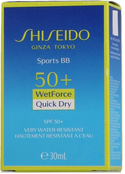 Actual product image Shiseido Sports BB Fluid SPF50+ (Medium Fluid)