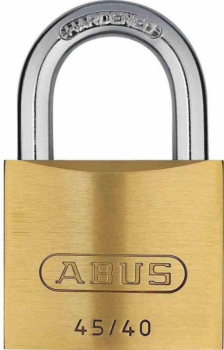 Produktbild Abus Messing-Hangschloss Typ 45/40 Quad-Pack SB Grösse: 40 mm, Bügelstärke: 6,0 mm