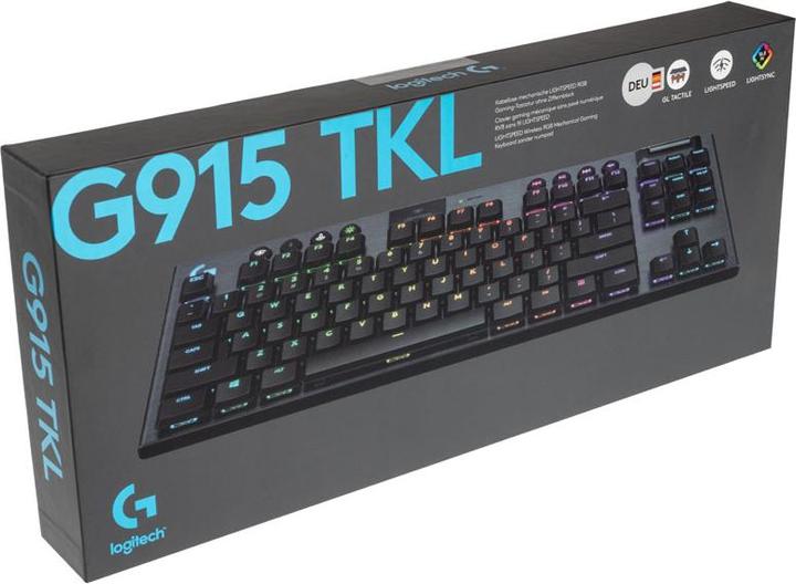 Produktbild Logitech G G915 (DE, Kabellos, Kabelgebunden)
