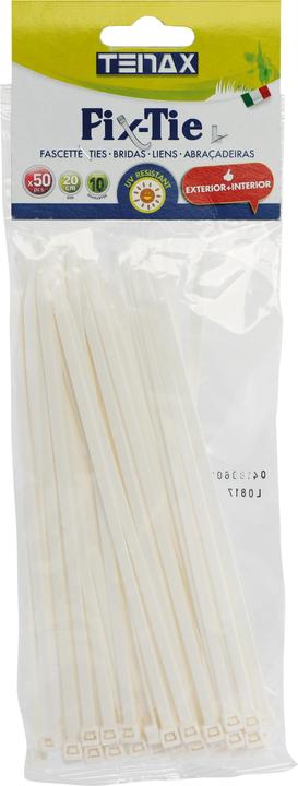 Image du produit Tenax Fix-Tie (Serre-câbles en plastique, 200 mm, 50 pcs)