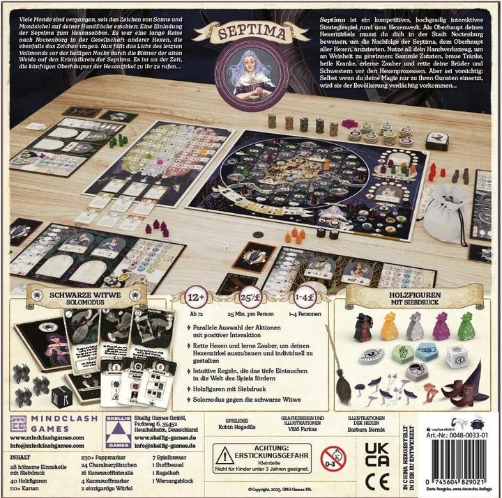 Produktbild Skellig Games SKED0027 - Septima, Brettspiel, für 1-4 Spieler, ab 12 Jahren (DE-Ausgabe) (Deutsch)