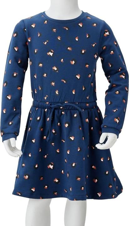 Immagine prodotto VidaXL Abito da bambino con maniche lunghe blu navy 116,Materiale: 95 (116)