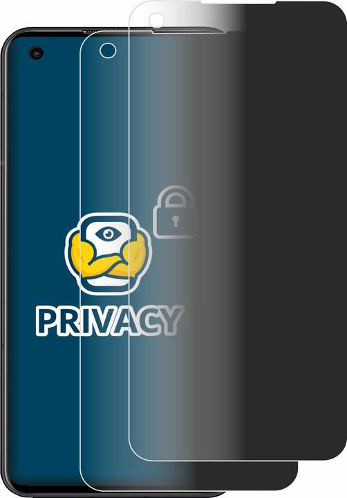 Productafbeelding BROTECT Anti-spionnetje privacyfolie Beschermfolie tegen blauw licht (2 Stuk, Asus Zenfone 10)