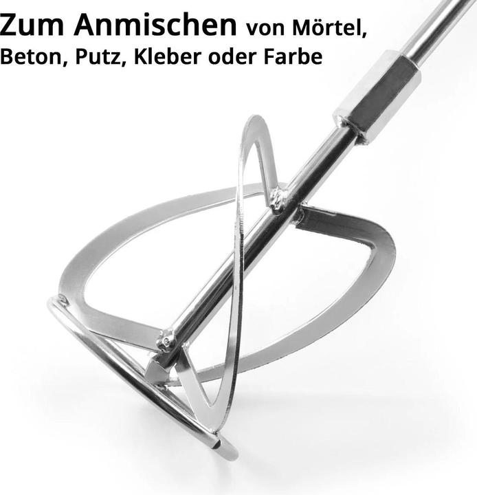 Produktbild Stahlwerk Rührwerk RW-1200 ST mit 1.200 W 850 U/min elektrischer Mörtelrührer
