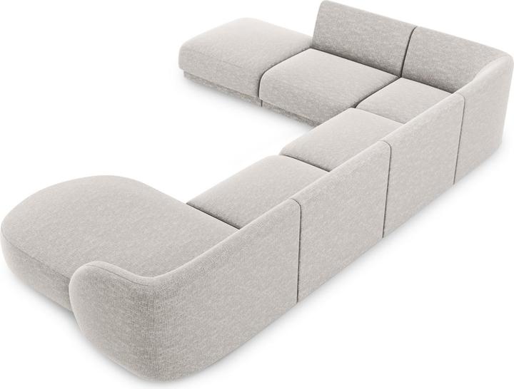 Actual product image Micadoni Panoramic Left Corner Sofa, "Miley", 6 Seats, 330x255x70Made in Europe (Sofa landscape)