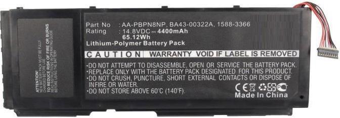 Actual product image CoreParts Laptop Battery for Samsung (1 Cells, 4400 mAh)