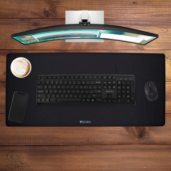 Actual product image V7 Antimicrobial Desk Mat Mousepad (XL)