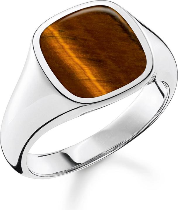 Image du produit Thomas Sabo Bague classique oeil de tigre (62, Argent 925)