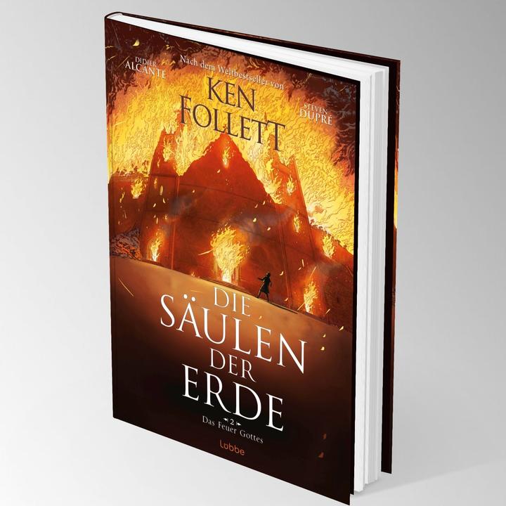 Actual product image Die Säulen der Erde - Das Feuer Gottes (German, Ken Follett, Didier Alcante, 2025)