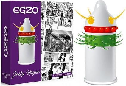 Produktbild Jolly Roger EGZO prezerwatywa z pieszczącymi kolcami i wypustkami Medium 1szt. (1 Stk.)
