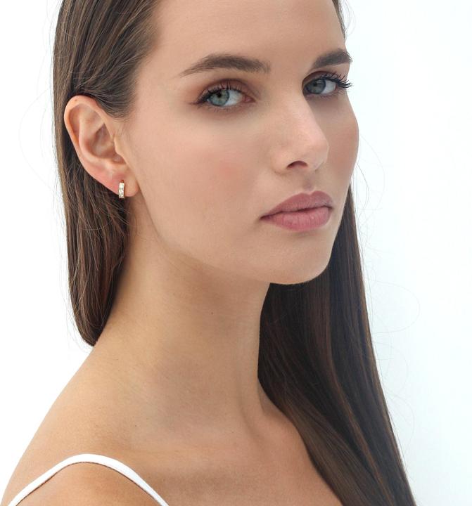 Image du produit Sensora Jewelry Boucles d'oreilles Sparkle Hoops (Acier inoxydable)