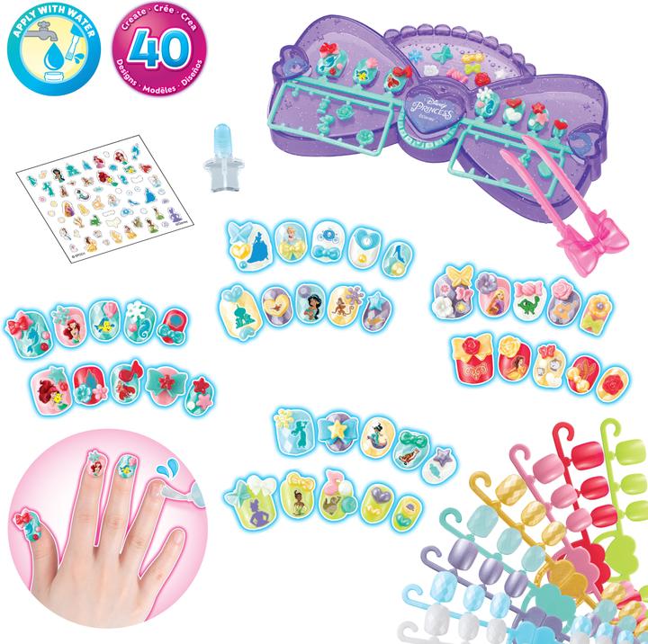 Actual product image Epoch Aquabeads 35071 Disney Princesses Nail Studio, multicolour (Artificial nails, Multicoloured)
