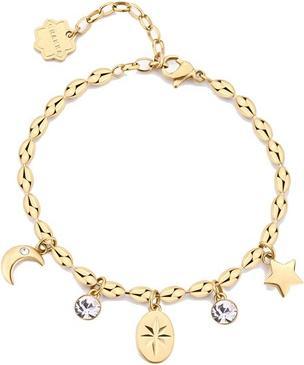 Actual product image Brosway Beautiful Gold-Plated Bracelet With Chakra Pendants Bhkb248