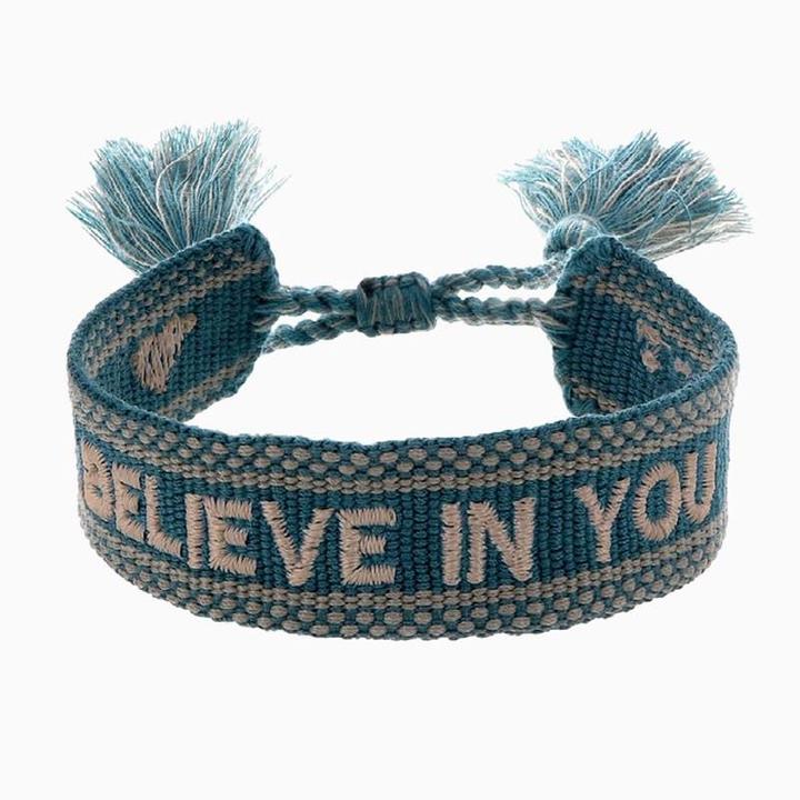 Produktbild Engelsrufer Good Vibes ERB-GOODVIBES-BIY Armband (25 cm, 10% Baumwolle, 90% Polyester recycelt)