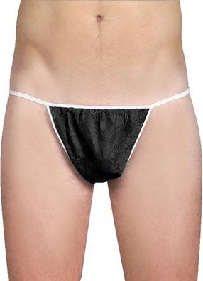 Actual product image You Nails Wellness disposable briefs men black 100 pcs.