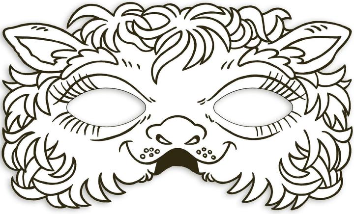 Produktbild Tiermasken zum Ausmalen