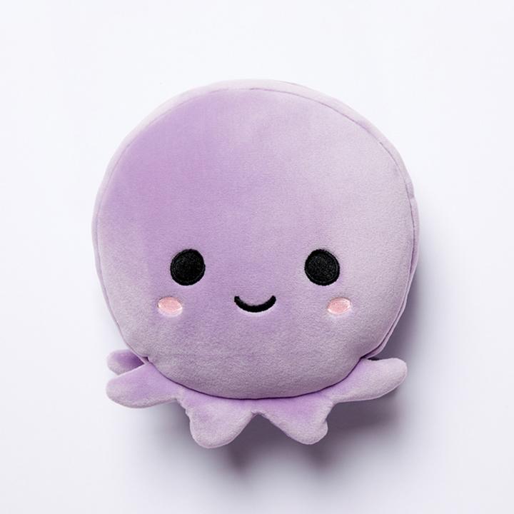 Image du produit Puckator Relaxeazzz Octopus en peluche Coussin de voyage rond & masque pour les yeux (Coussins de voyage)