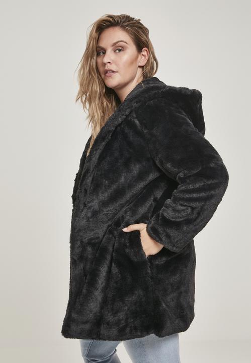 Actual product image Urban Classics Ladies Hooded Teddy Coat (4XL)