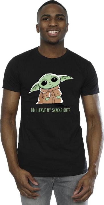 Produktbild Star Wars The Mandalorian Grogu Snacks Meme TShirt (M)