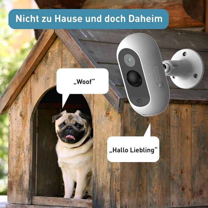 Image du produit PetTec 2er-Haustierkamera-Set mit Bewegungserkennung, Sprachfunktion & Nachtsicht