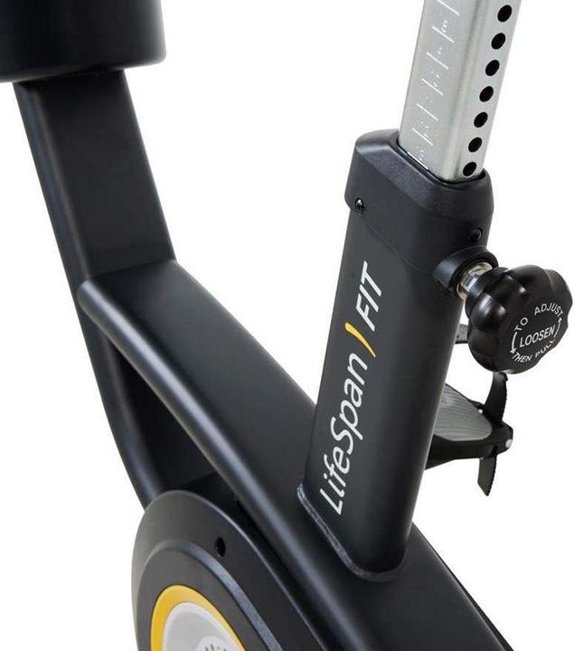 Actual product image Lifespan Europe Semi-professional bike "Hometrainer Upright Bike C5i Self-Generating" LifeSpan Fitness