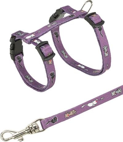 Image du produit Trixie Kitty cat harness avec motif chat (Chat, Général)