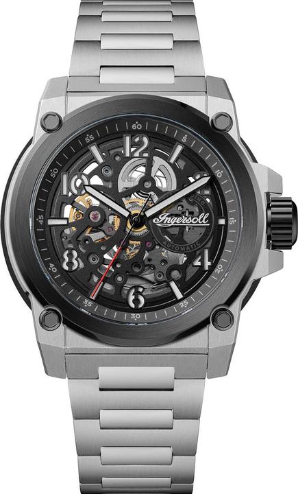 Immagine prodotto Ingersoll 1892 Ingersoll I16601 Herrenuhr Ingersoll Anvil Automatik 46mm 5ATM (Orologio scheletrato, 46.50 mm)