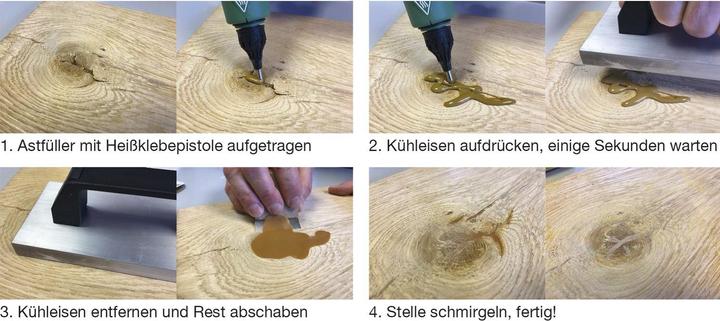 Produktbild Stubai WoodRepair Kompakt Beutel, Esche, 8 Sticks