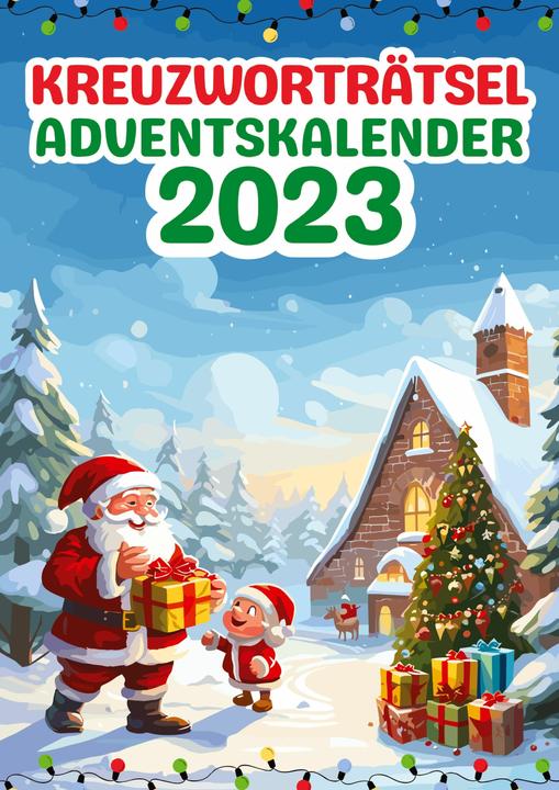 Immagine prodotto Calendario dell'avvento con cruciverba 2023 | Regalo di Natale