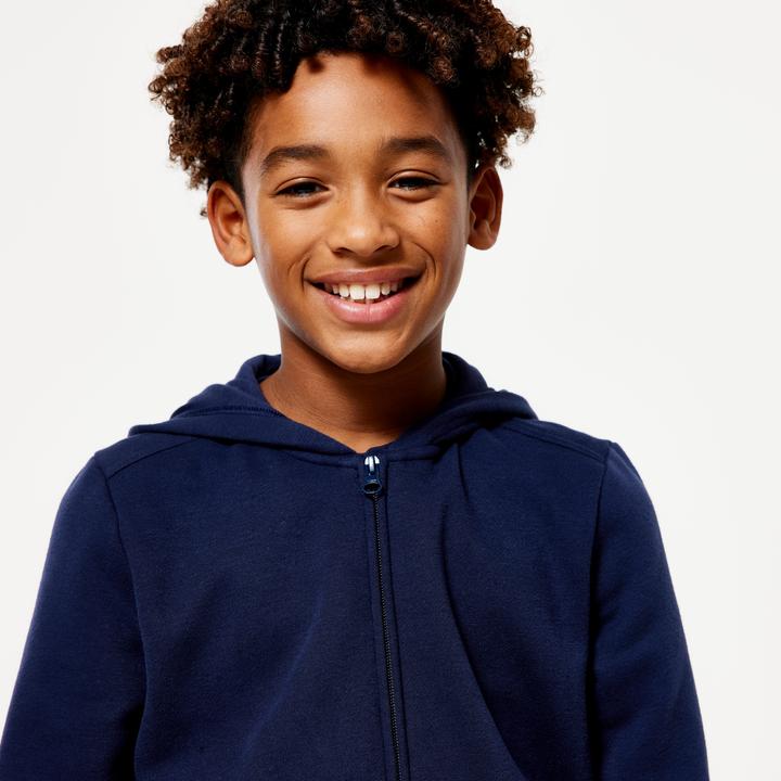 Produktbild Domyos Kapuzenjacke Kinder - marineblau (122)