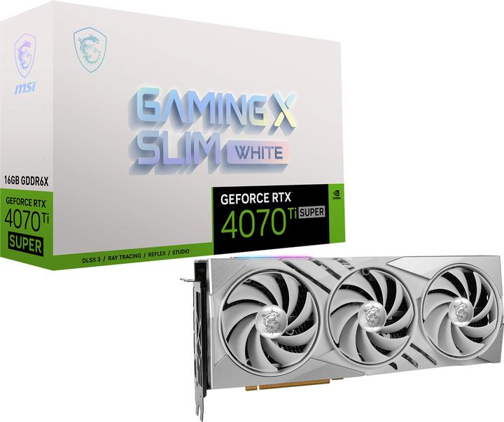 MSI GeForce RTX 4070 Ti SUPER GAMING X SLIM White (16 GB)