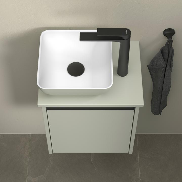 Produktbild Duravit Sivida Aufsatzwaschtisch, eckig, 300x300mm, ohne Hahnloch, ohne Überlauf (300 mm, 300 mm)