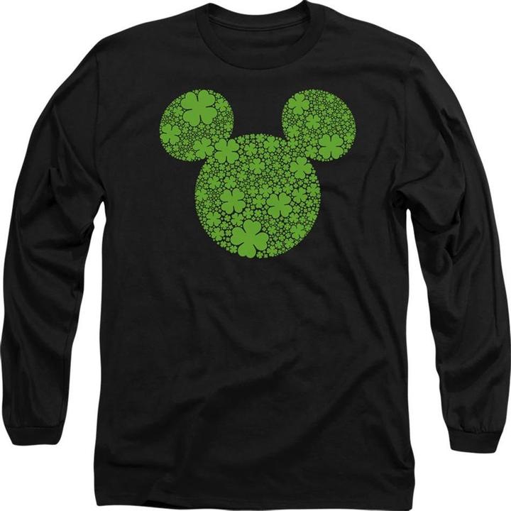 Actual product image Disney Unisex Adult Shamrock Ears Mickey Mouse St Patricks Day T-Shirt (XXL)