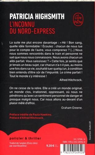 Image du produit L'inconnu du Nord-Express (Français, Highsmith Patrica, 2024)