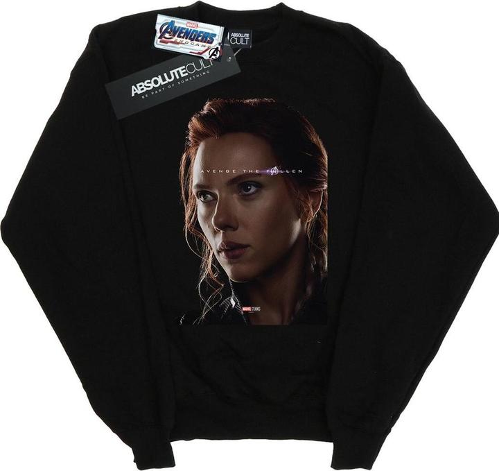 Avengers Endgame Avenge The Fallen Black Widow Baumwolle Sweatshirt