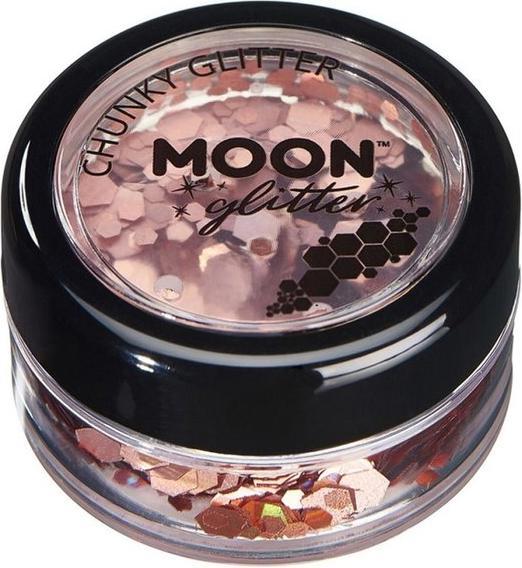 Immagine prodotto Smiffys Moon Glitter Chunky - Rosa Dorato