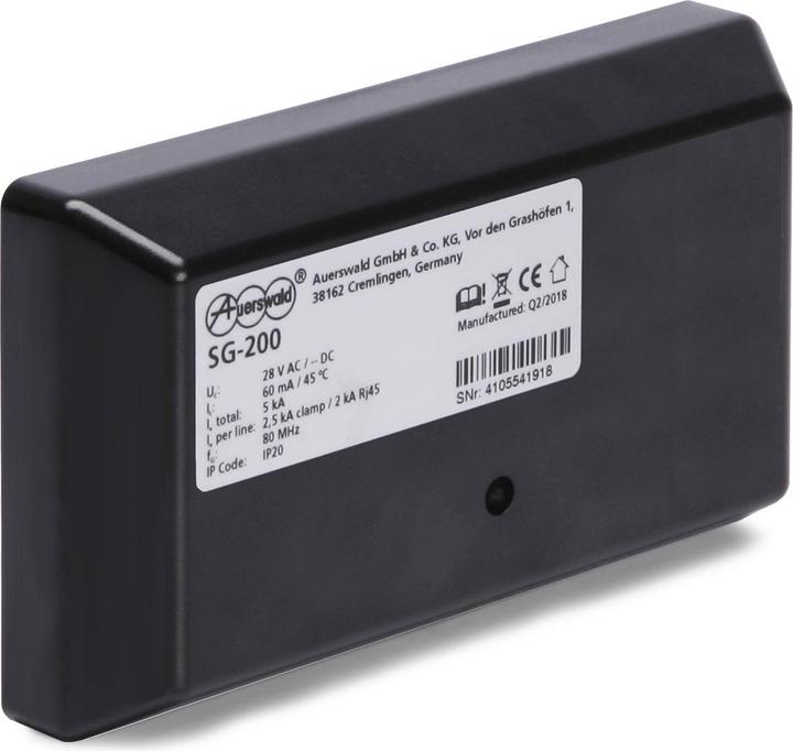 Actual product image Auerswald SG-200 Surge protection for All-IP connections VDSL and ADSL connections up to 100 Mbit without