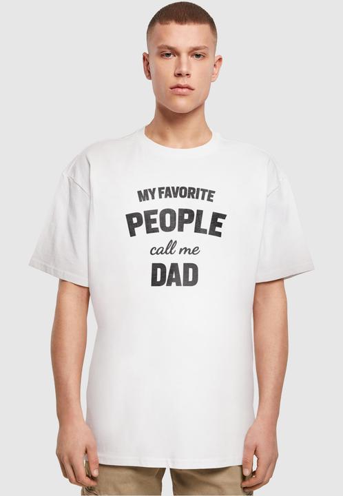 Actual product image Merchcode Fathers Day - My Favourite People Call Me Dad Heavy Oversize Tee - 112969 (XL)