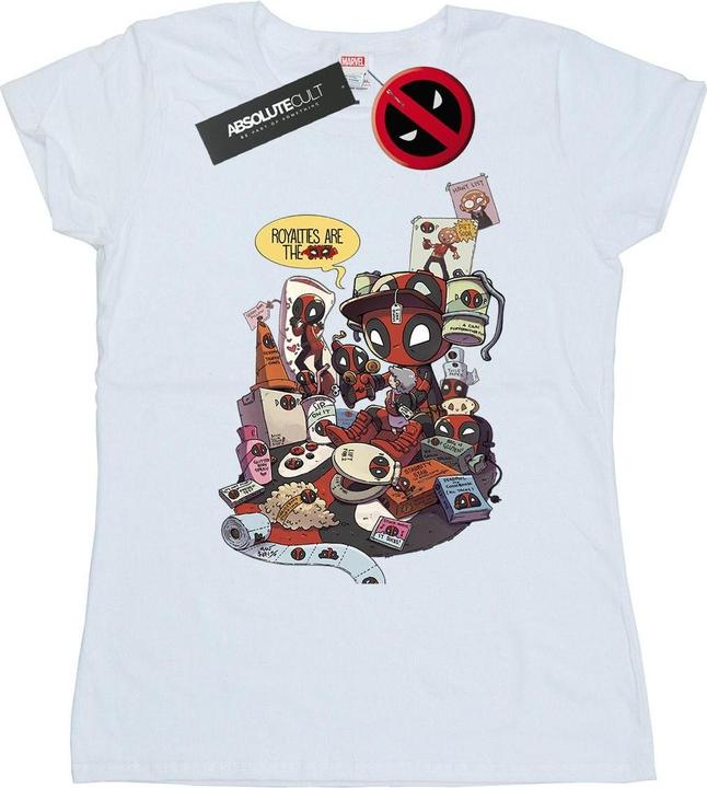 Image du produit - T-shirt DEADPOOL MERCHANDISE ROYALTIES - Femme (L)