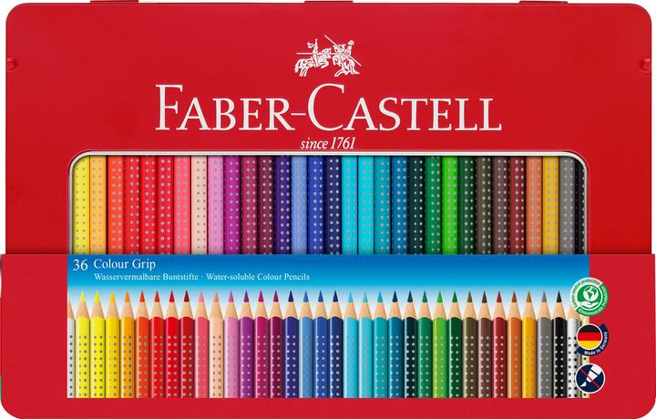 Faber-Castell impugnatura a colori (Multicolore, 36 x)
