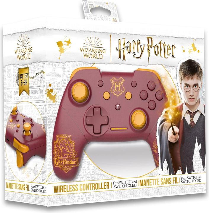 Actual product image Trade Invaders Harry Potter - Wireless controller - Gryffindor (Switch, Switch OLED)